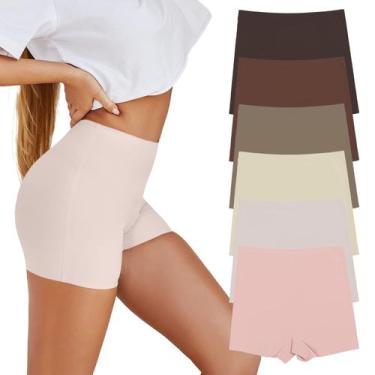 Imagem de Calcinhas SHARICCA BoyShorts para mulheres, shorts masculinos macios s