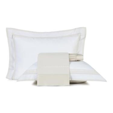 Imagem de Jogo de Roupa de Cama em Cetim 300 Fios - Trama - Casal