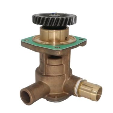 Imagem de Bomba de arrefecimento do motor 129271-42502 para modelos 129271-42500 3JH4 3JH5 4JH4 4JH5 com porta reta