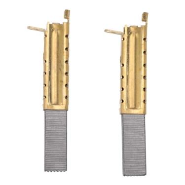 Imagem de Garosa Escova de Carbono para Motor de Máquina de Lavar, 2 Peças L94MF7 Peça OEM de Substituição Ajuste Direto para Restaura a Função do Motor Com Conjunto de 2 Escovas de Inserção de