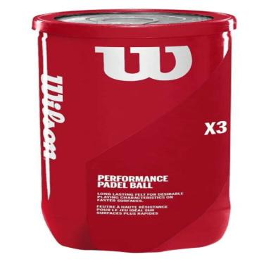 Imagem de Bola Wilson Padel X3 - Amarelo