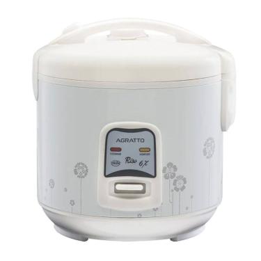 Imagem de Panela Elétrica de Arroz Riso 6 Xícaras PA6X Bandeja Legumes a Vapor Agratto
