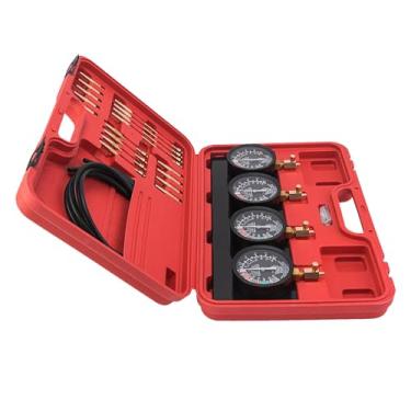 Imagem de Ferramenta de sincronização de carburador | Ferramenta de ajuste de carburador de motocicleta | Kit sincronizador de carburador com medidor | para rodovia, deslocamento, garagem, oficina ao ar livre