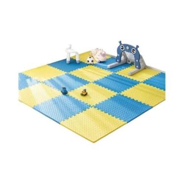 Imagem de Tapete De Espuma Rosa Para Bebês, Para Engatinhar E Exercitar, Tapete 