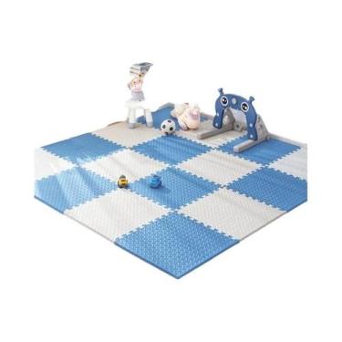 Imagem de Tapete De Espuma Rosa Para Bebês, Para Engatinhar E Exercitar, Tapete 