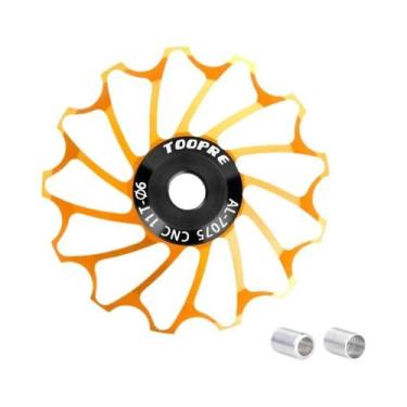 Imagem de Roda Guia De Derailleur Traseiro De Bicicleta Em Liga De Alumínio Leve
