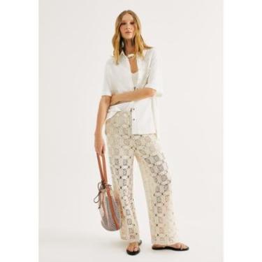 Imagem de Calça Feminina Reta Em Crochê-Feminino