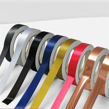 Imagem de Borda de papel de parede autoadesiva de 28 metros à prova d'água, borda de teto, moldura de porta, linha de cintura, decoração de interiores, cozinha, banheiro, azulejos, fácil de aplicar (azul