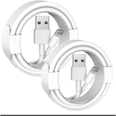 Imagem de Pacote com 2 cabos CarPlay para iPhone 15/16/16 plus/16, pro max/16E, cabo USB A para USB C, iPad 10ª/11 geração, iPad Pro 12,9 cabo carplay