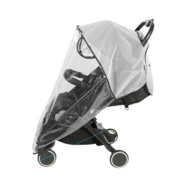 Imagem de Capa De Chuva Transparente Impermeável Para Carrinho De Bebê PEVA - NO