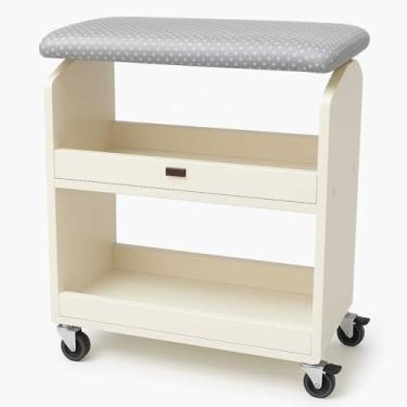 Imagem de Apoio Carrinho Auxiliar de Pé Perna Para Manicure Pedicure 45 * 50 * 22cm(Prateado)