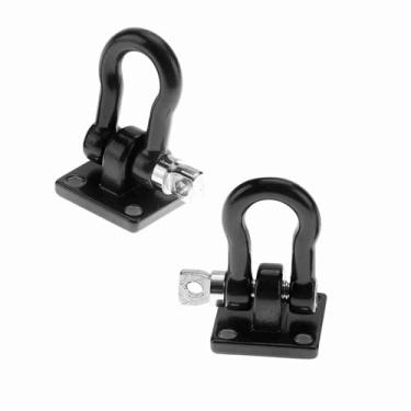 Imagem de Estink RC Lock Catch Alta Qualidade Trava de Bloqueio Resistência de Rolamento Forte para Peças de Substituição de Carro de Escalada RC Rastejador Vermelho Preto 4PCS (BLACK)