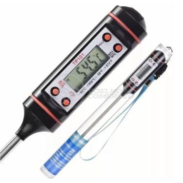 Imagem de Termômetro Culinário Cozinha Digital Mede -50ºc A +300ºc