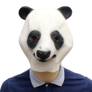 Imagem de Máscara Giant Panda Latex para festa à fantasia de carnaval de Hallowe