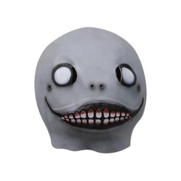 Imagem de Máscara de Halloween Nier: Automatas Cosplay Headgear Latex - yiweisai