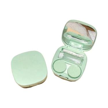 Imagem de Estojo Portátil Compacto Para Lentes De Contato Macaron - Necessaire D