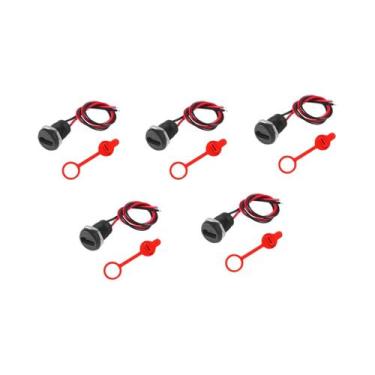 Imagem de Adaptador De Montagem Para Tomada USB Tipo C Fêmea 2 Pinos 3A Com Tamp