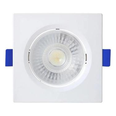 Imagem de Spot embutir led slim quadrado 6w branco 6500k blumenau - Blumenau Ilu