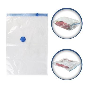 Imagem de Kit 03 Saco Organizador A Vácuo Transparente G 70Cmx100Cm - Clean Tech
