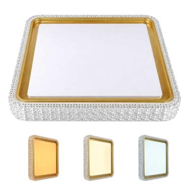 Imagem de Lustre Cristal Plafon LED Controle Remoto Decoraçao Moderno Luz Sala Corredor Jantar Residencial Comercial Iluminaçao