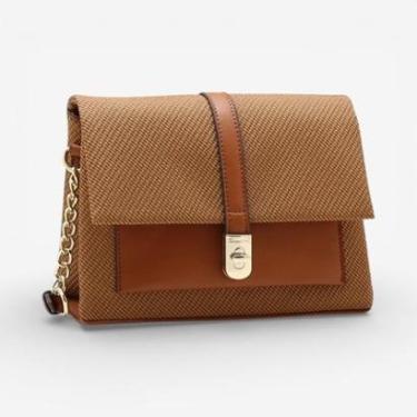 Imagem de Bolsa Feminina Chenson Transversal Clássico Contemporâneo Marrom-Feminino