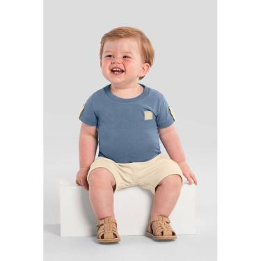 Imagem de Conjunto bebê menino em meia malha Mundi