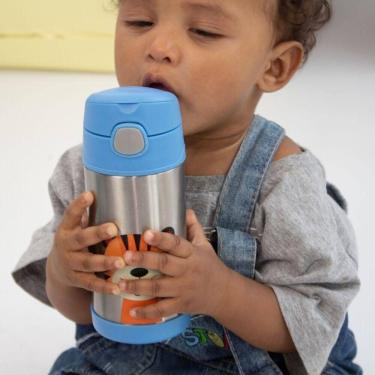 Imagem de Garrafa Térmica Dupla Camada Vácuo Clingo Tigre - 5h Quente 7h Frio