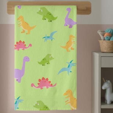 Imagem de Toalha Estampa Dino Baby Dinossauro Infantil Banho Praia Natação Color