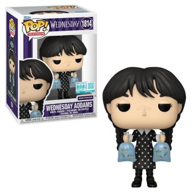 Imagem de Boneco Funko Pop! Edição Limitada Wandinha Com Piranhas