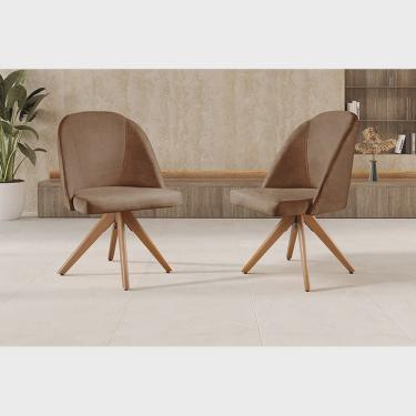 Imagem de Cadeira Decorativa Giratória Lua