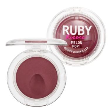 Imagem de Blush e Lip Bouncy Ruby Kisses Melon Pop! Wine Mbb06bb