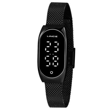 Imagem de Relógio LINCE feminino digital preto LDN4642L PXPX