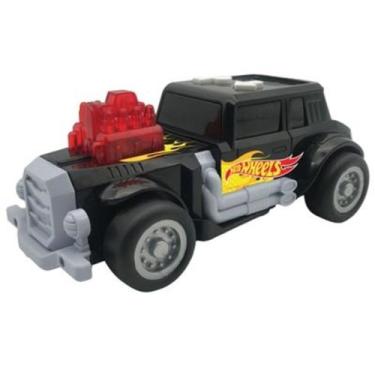 Imagem de Carros Hot Wheels Hot Rod Preto com Luz e Som Multikids - BR1823