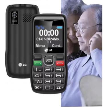 Imagem de Celular Idosos Lg Sinal 4g Teclas Grande Lanterna Radio Facil