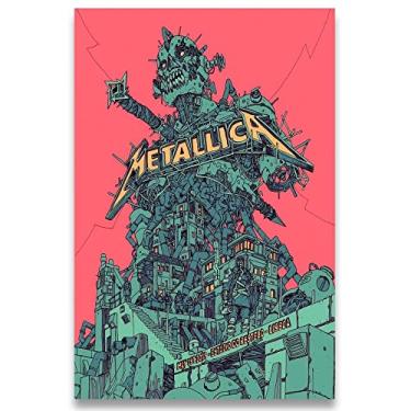 Imagem de Poster Decorativo 42cm x 30cm A3 Brilhante Metallica