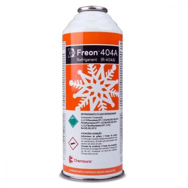 Imagem de Fluído Gás Refrigerante Chemours HP62 R404A 425g ONU3163
