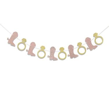 Imagem de Anéis de bota Banners de despedida de solteira - decorações de festa de casamento, banners de chá de panela, adereços para fotos de cena de festa de despedida de solteira, guirlanda tema Nashlorette Lembrança de chuveiro