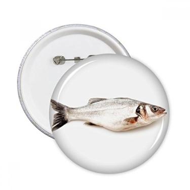 Imagem de Broche redondo Ocean Fish Alive Activity com emblema de botão, 5 peças