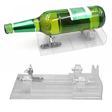 Imagem de Cortador de garrafa de vidro, ferramenta de corte de garrafa DIY cortador de vidro para garrafas vinho cerveja licor uísque champanhe