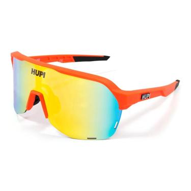 Imagem de Óculos de Sol HUPI Huez Laranja/Preto - Lente Laranja Espelhado, Cor: LARANJA/PRETO