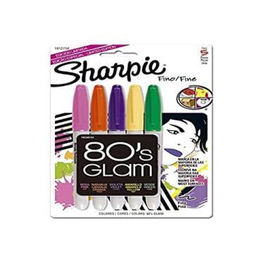 Imagem de Blister com 5 Marcadores Permanente Sharpie Fino Ed. Ltda, 1812758, Multicor