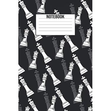 Imagem de Notebook: Chess journal gift with a chess pattern layout and a lined cover panel| 6x9 inches | lined journal pages | 150 pages