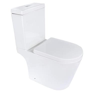 Imagem de Vaso Sanitário com Caixa Acoplada Monobloco Design Moderno para Banheiro