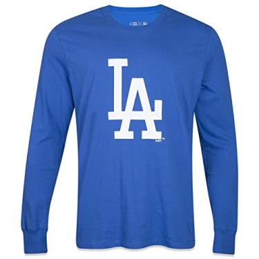 Imagem de Camiseta New Era Manga Longa MLB Los Angeles Dodgers Core Royal