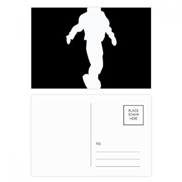 Imagem de Conjunto de cartão postal esportivo Skateboarding preto, cartão de felicitações de aniversário