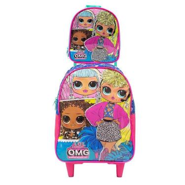 Imagem de Kit Mochila de Rodinha Xeryus 16 LoL X 1082-Feminino