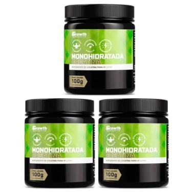 Imagem de Kit 3x Creatina Monohidratada Pote 100g(300g) - 100% Original