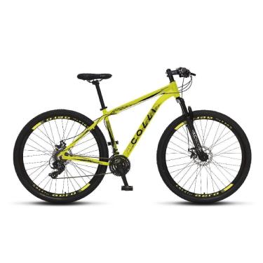 Imagem de Bicicleta Aro 29 Colli Atalanta Shimano com 21 Marchas Mountain Bike Amarelo Neon