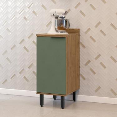 Imagem de Balcão para Cozinha 1 Porta Toscana Espresso Móveis Freijó/Jade