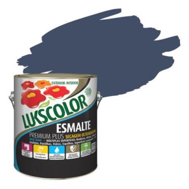 Imagem de Lukscolor esm base agua cores 900ml, AZUL DEL REY